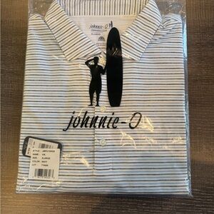johnnie-O Men's performance Jersey Polo - Vik Stripe